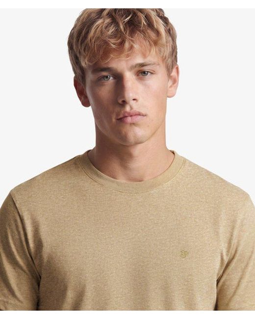 Superdry Gray & Co Logo Embroidered T-shirt for men