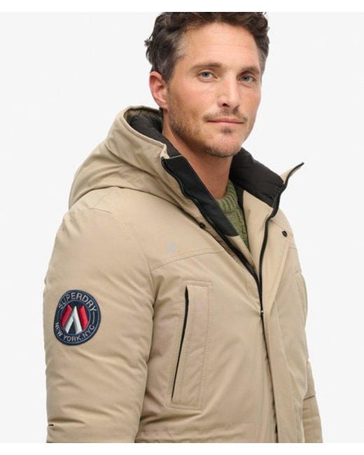Superdry Natural & Co City Padded Parka Coat for men