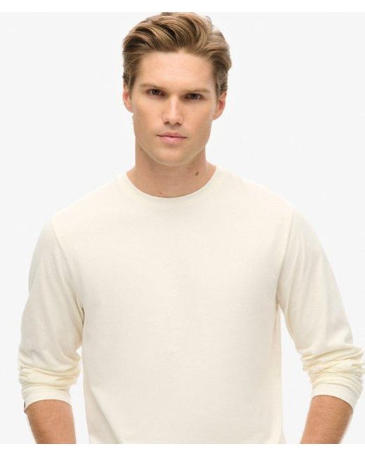 Superdry White Classic Essential Top for men