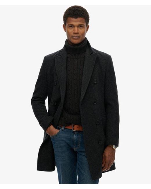 Superdry Black & Co The Merchant Store - Town Coat for men