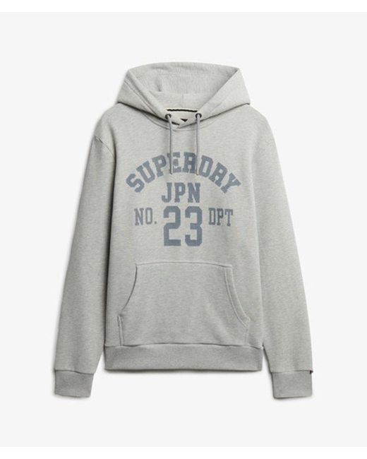 Superdry Gray & Co Athletic Essentials Hoodie for men