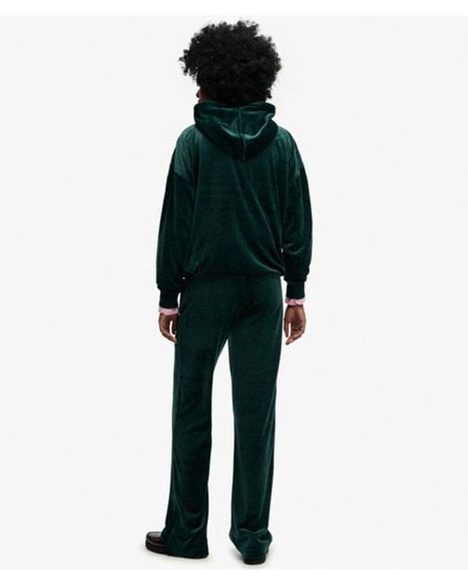 Superdry Green & Co Country Club Velour joggers
