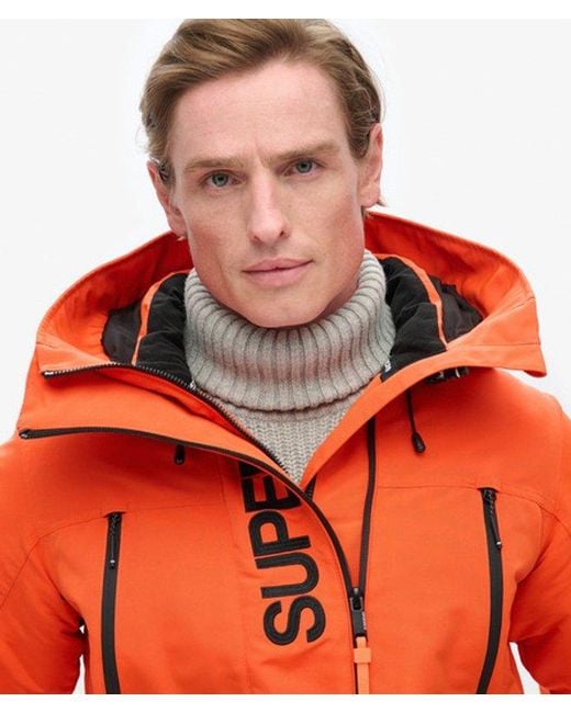 Superdry Orange & Co Hooded Ultimate Embroidered Sd Windbreaker Jacket for men