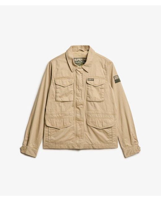 Superdry Natural Military M65 Lined Jacket