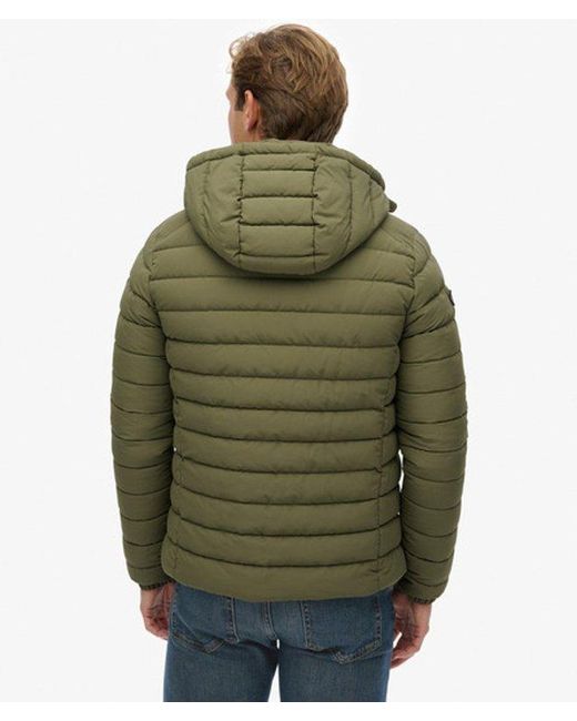 Superdry Green & Co Hooded Fuji Padded Jacket for men