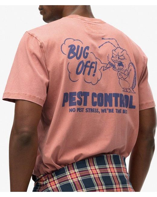 Superdry Red & Co Trade Tools Oversized T-shirt for men
