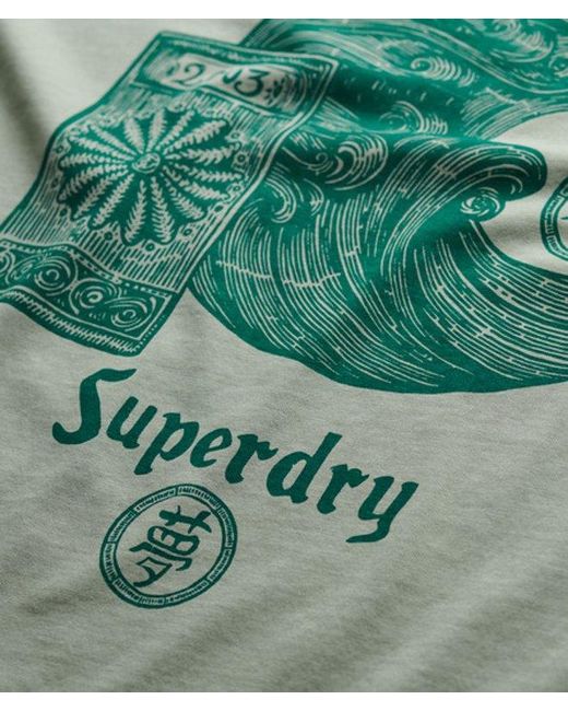 Superdry Gray & Co Tokyo Narrative Loose T-shirt for men
