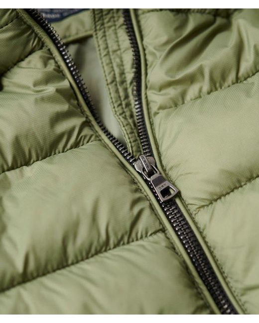 Superdry Green Lightweight Padded Jacket for men