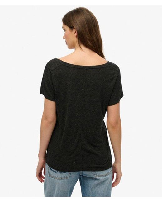 Superdry Black & Co Studios Scoop Neck T-shirt