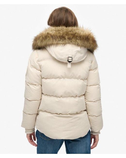 Superdry Natural Everest Five Baffle Puffer Jacket
