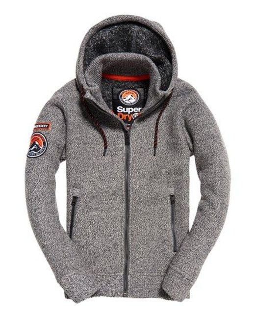 Superdry Expedition Zip Hoodie in Gray for Men | Lyst