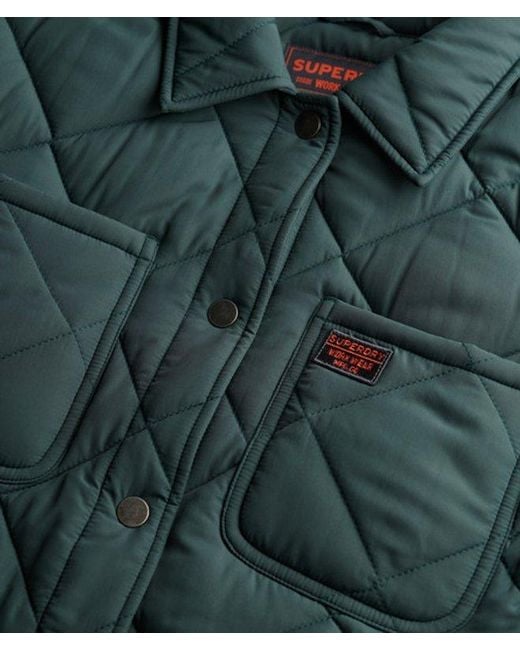 Superdry Green & Co Quilted Chore Liner Jacket