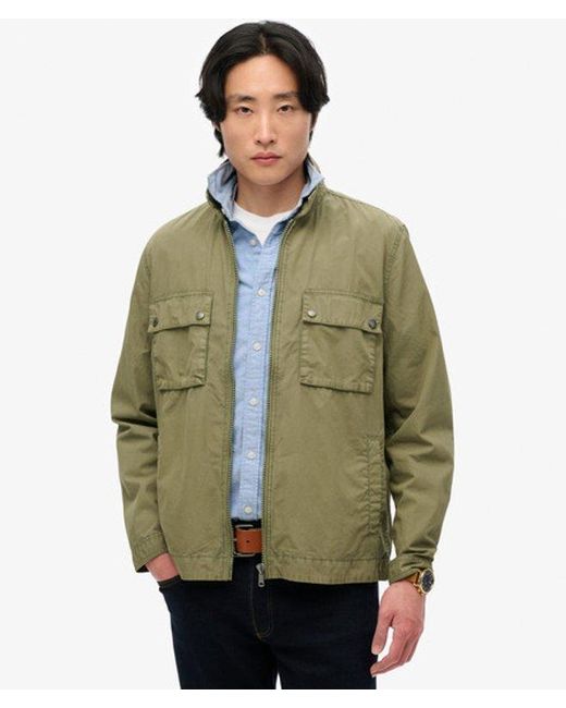 Superdry Green Essentials Zip Through Jacket for men