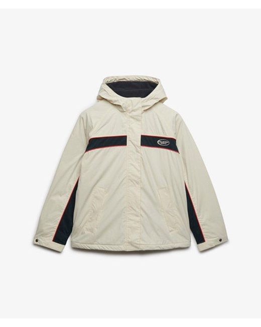 Superdry Natural Vintage Hooded Wind Jacket