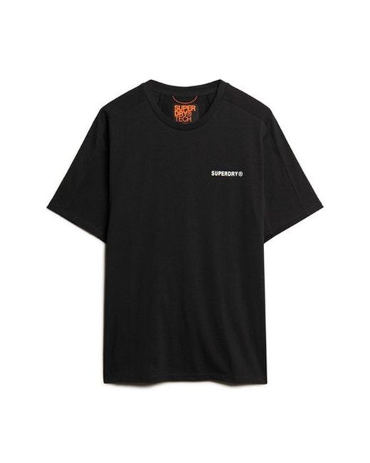 Superdry Black & Co Tech Relaxed T-shirt for men