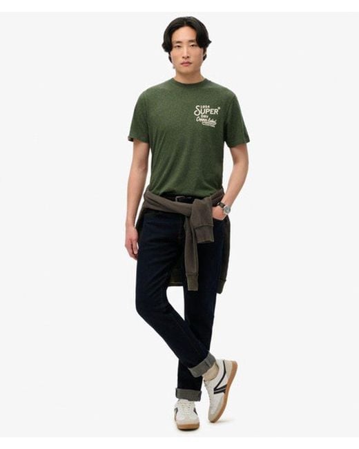 Superdry Green Copper Label Relaxed T-shirt for men