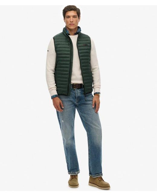 Superdry Green & Co Fuji Lite Padded Gilet for men