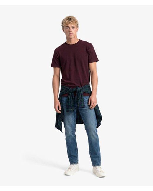 Superdry Blue & Co Essential Serif Logo Embroide for men