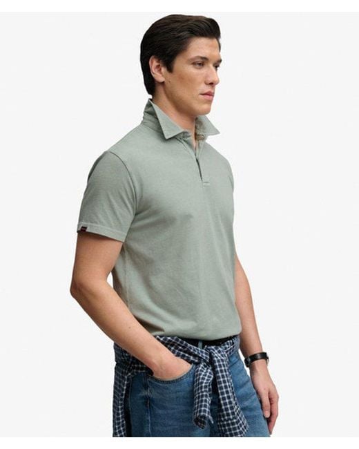 Superdry Gray & Co Essential Jersey Polo Shirt for men