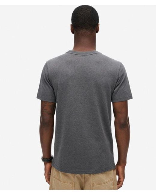Superdry Gray & Co Vintage Logo Heritage Chest T-shirt for men