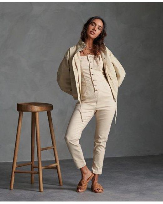 button through jumpsuit