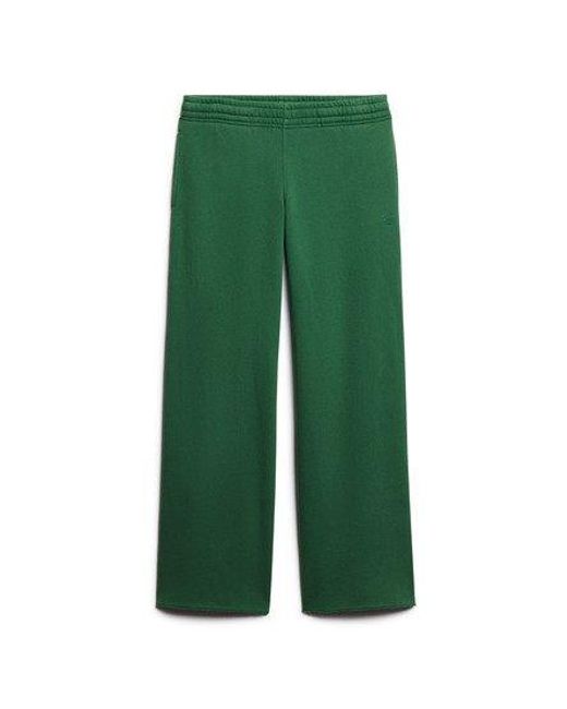Aux s pantalon de survêtement droit délavé Superdry en coloris Green