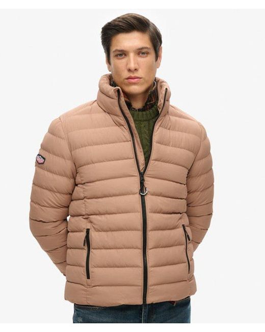 Superdry Natural & Co Fuji Embroidered Padded Jacket for men