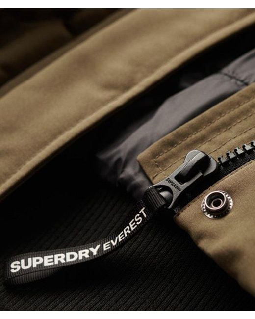 Superdry Natural & Co Everest Hooded Bomber Jacket