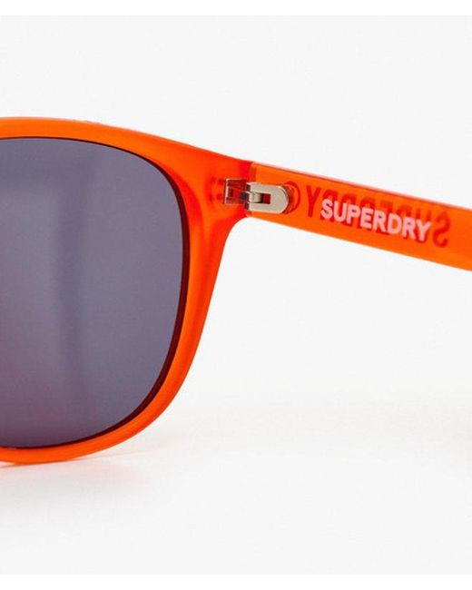 Femme Lunettes De Soleil À Verres Ronds Taille: 1Taille Superdry en coloris Red