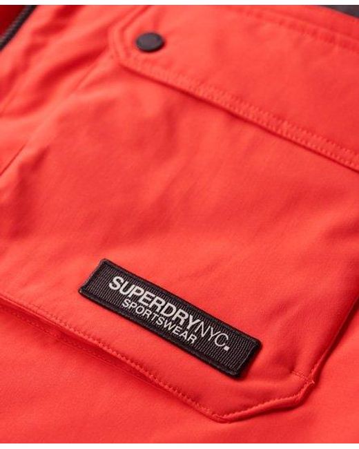 Superdry Red City Padded Parka Jacket