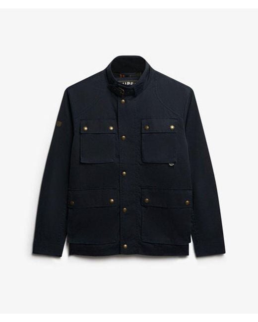 Superdry Black & Co The Merchant Store - Wax Racer Jacket for men