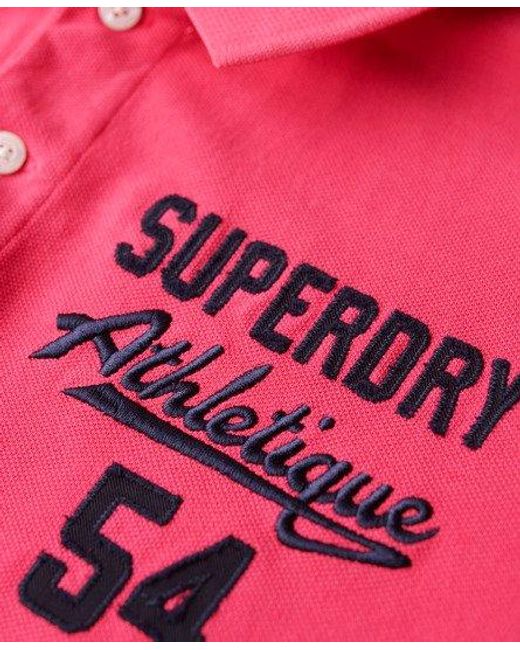 Polo superstate Superdry pour homme en coloris Red