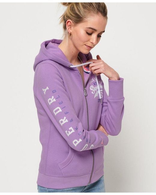 superdry hoodie track and field
