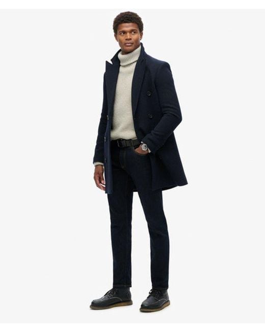 Superdry Blue & Co The Merchant Store - Town Coat for men