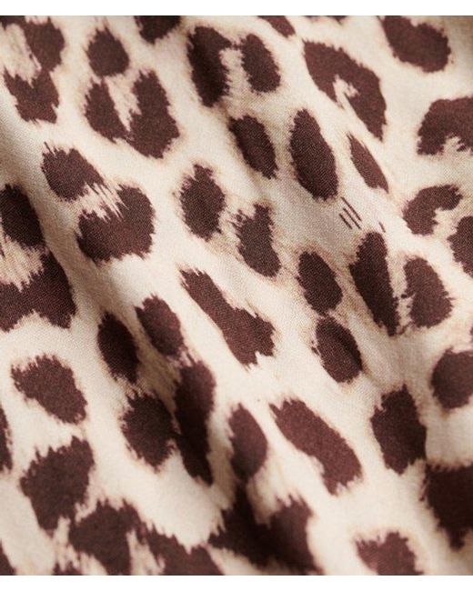 Superdry Natural & Co Printed Maxi Slip Dress