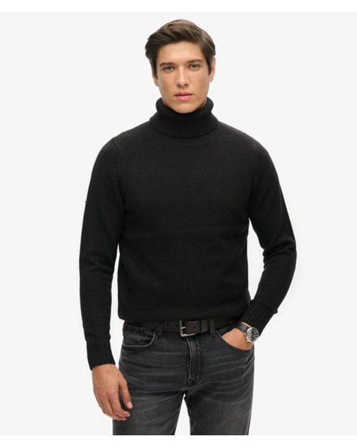 Superdry Geborstelde Coltrui in het Black voor heren
