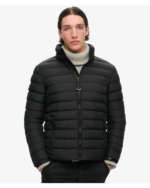 Superdry Black & Co Fuji Printed Padded Jacket for men