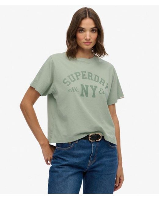 Superdry Green & Co Athletic Essentials Loose T-shirt