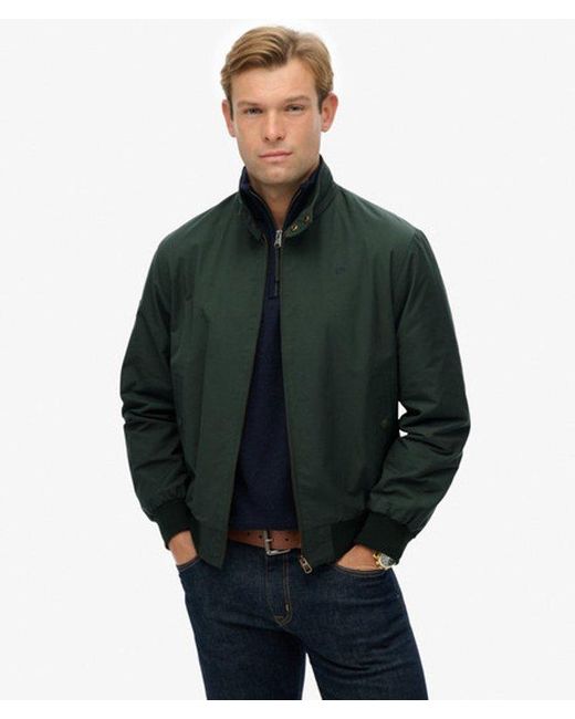 Superdry Black & Co Classic Harrington Jacket for men