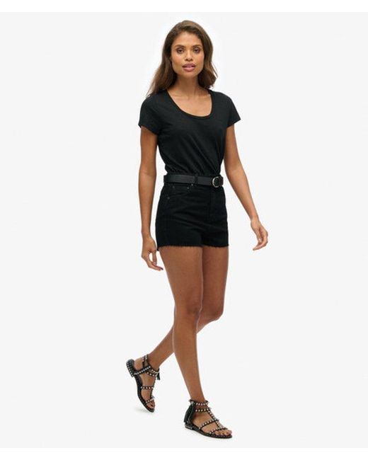 Superdry Black & Co Ruby Cut Off Shorts