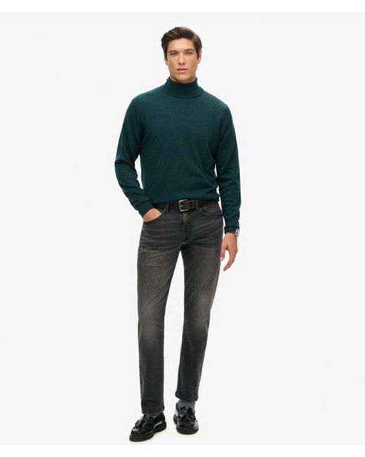 Superdry Green & Co Merino Roll Neck Jumper for men