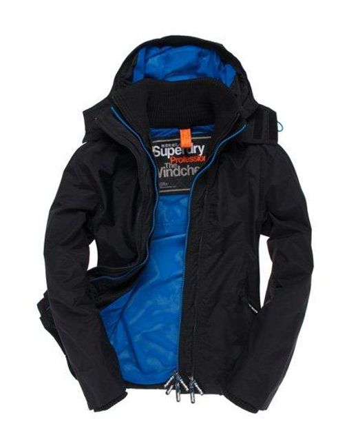 Superdry Blue Technical Windcheater /Denby for men