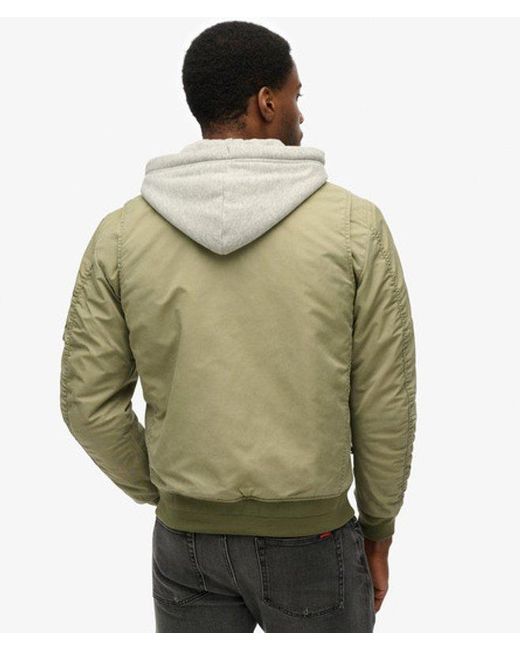 Superdry Green Military Ma1 Bomber Jacket for men