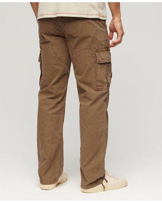 Superdry Natural Organic Cotton baggy Cargo Pants for men