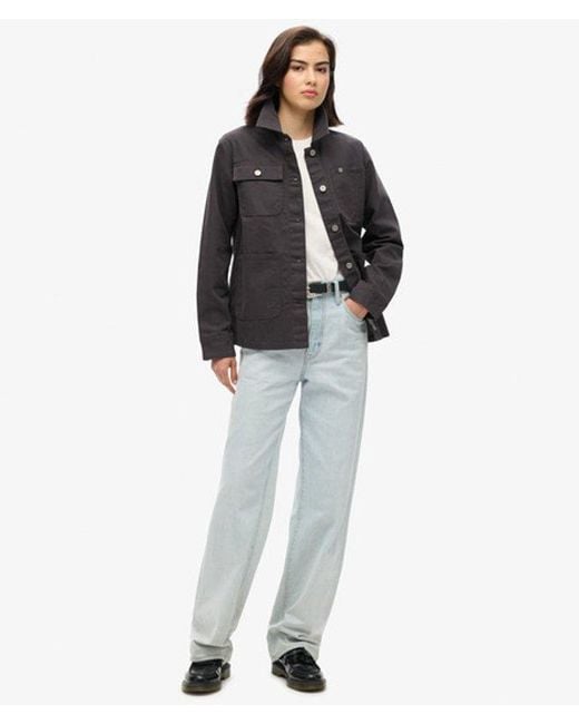 Superdry Black & Co Embroidered Chore Jacket