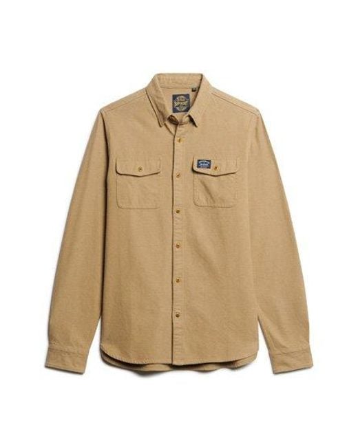 Superdry Natural Trailsman Relaxed Fit Overshirt for men