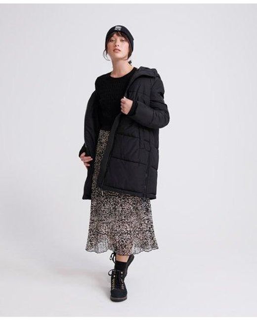 Superdry Black Croyde Cable Knit Jumper Sparkle