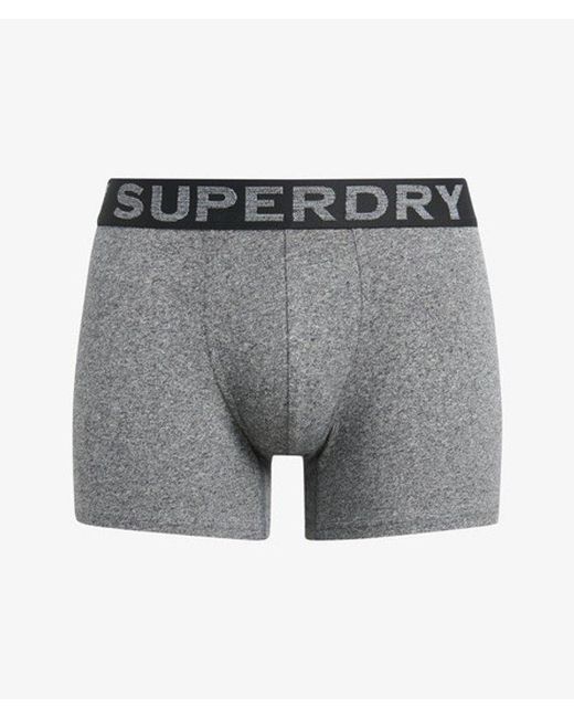 Superdry Triopak Boxers in het White voor heren