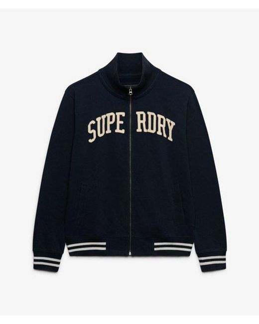 Superdry Blue & Co Vintage Athletic Track Jacket for men