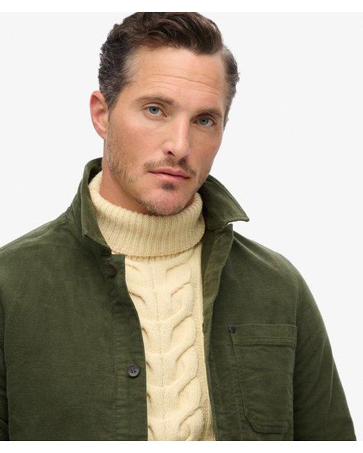 Superdry Green & Co The Merchant Store - Moleskin Overshirt for men